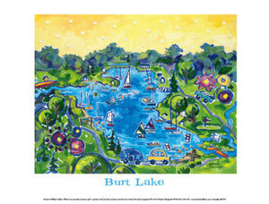 Happy Burt Lake Poster